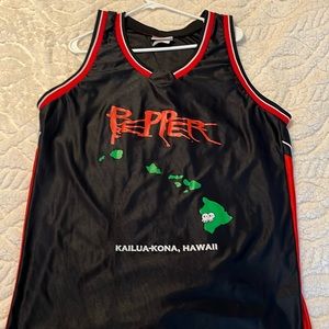 Pepper (the band) official basketball ball jersey.
